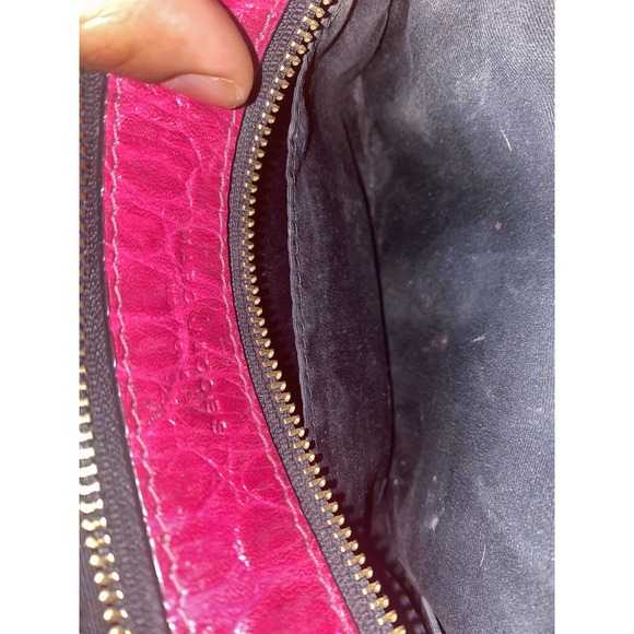 MARC JACOBS‎ Wavy Spot Snapshot Cow Hair Polka dot Crossbody Bag, Black/Multi - Picture 5 of 8